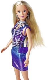 Simba Panenka Steffi Super Glam 29cm třpytivé krátké šaty