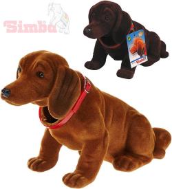 Simba Pes s kývací hlavou Jezevčík 24cm dekorace plast 2 barvy Simba Pes s kývací hlavou Jezevčík 24cm dekorace plast 2 barvy