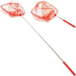 Síťka na hmyz dětská teleskopická 17-65cm červená malý entomolog Síťka na hmyz dětská teleskopická 17-65cm červená malý entomolog
