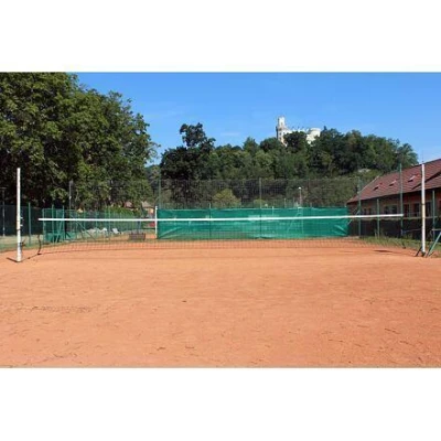 Sittec nohejbalová síť 9,5 m - černá s lankem (VÝPRODEJ)