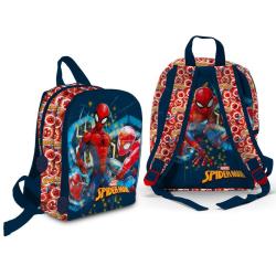 Sivý batoh Spider-Man červený Sivý batoh Spider-Man červený