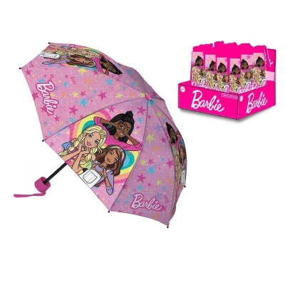 Siva deštník Barbie (VÝPRODEJ)
