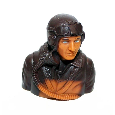 Siva Pilot Alex 1:5 68g hnědá figurka pilota