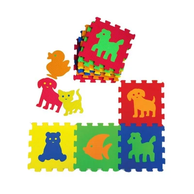 Siva Pěnové puzzle pro děti - zvířata