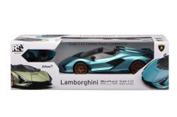 Siva RC auto Lamborghini Sian 1:12 modrá metalíza, proporcionální RTR LED 2,4Ghz