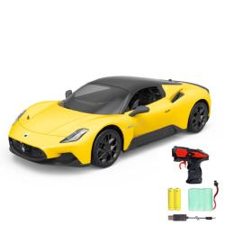 Siva RC auto Maserati MC20 1:24 100% RTR žlutá