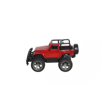 Siva RC Jeep Wrangler 1:14 červená, diaľkovo otvárané dvere