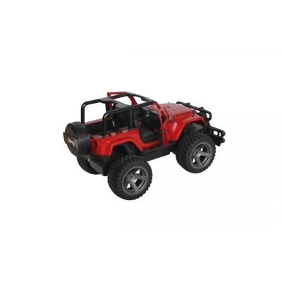 Siva RC Jeep Wrangler 1:14 červená, diaľkovo otvárané dvere
