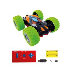 Siva RC oboustranné auto GreenWolve Stunt Car 4040 zelená