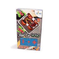 Siva RC oboustranné auto GreenWolve Stunt Car 4040 zelená