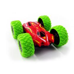 Siva RC oboustranné auto GreenWolve Stunt Car 4040 zelená