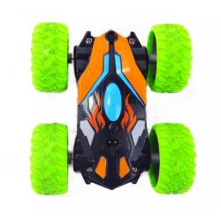 Siva RC oboustranné auto GreenWolve Stunt Car 4040 zelená