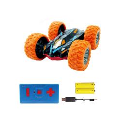 Siva RC oboustranné auto MoonStar Stunt Car 4040 oranžová