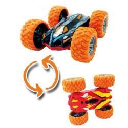 Siva RC oboustranné auto MoonStar Stunt Car 4040 oranžová