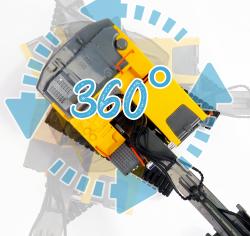 Siva RC pásový bagr Volvo 3v1 1:16