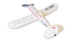Siva stavebnice Piper Pawnee PA-25 s pohonem na gumový svazek