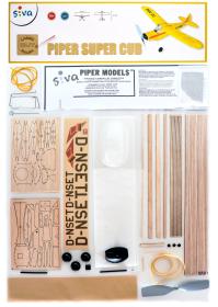 Siva stavebnice Piper Super CUB s pohonem na gumový svazek