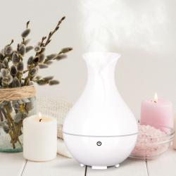 SIXTOL Aroma difuzer Bloom bílý lesk 200ml