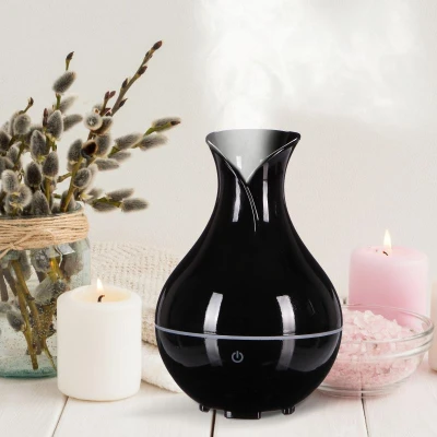 SIXTOL Aroma difuzer Bloom černý lesk 200ml