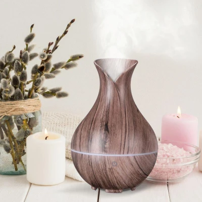 SIXTOL Aroma difuzer Bloom šedé dřevo 200ml
