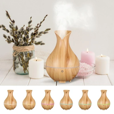 SIXTOL Aroma difuzer Bloom světlé dřevo 200ml SIXTOL
