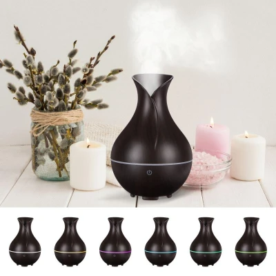 SIXTOL Aroma difuzer Bloom tmavé dřevo 200ml