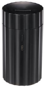 SIXTOL Aroma difuzer Car Flame do auta černý 100ml, USB-C, do držáku na pití