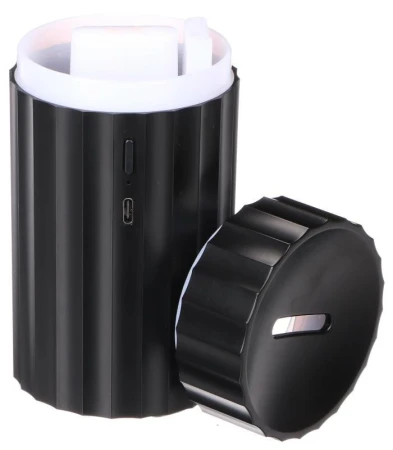 SIXTOL Aroma difuzer Car Flame do auta černý 100ml, USB-C, do držáku na pití (VÝPRODEJ)