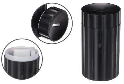 SIXTOL Aroma difuzer Car Flame do auta černý 100ml, USB-C, do držáku na pití (VÝPRODEJ)