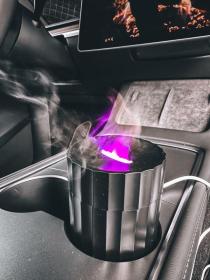 SIXTOL Aroma difuzer Car Flame do auta černý 100ml, USB-C, do držáku na pití (VÝPRODEJ)
