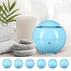 SIXTOL Aroma difuzer Globe modrý lesk 150ml