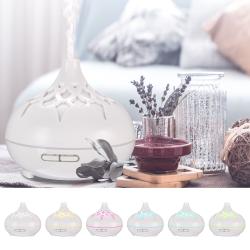 SIXTOL Aroma difuzer Palm bílý lesk 500ml