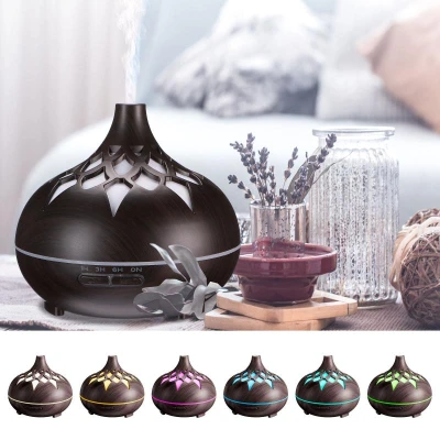 SIXTOL Aroma difuzer Palm tmavé dřevo 500ml