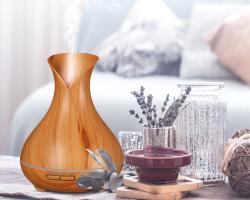 SIXTOL Aroma difuzer Vulcan světlé dřevo 350ml SIXTOL
