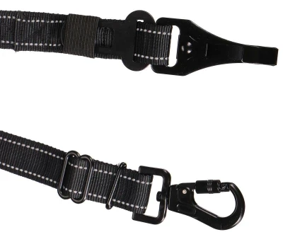 SIXTOL Bezpečnostný pás do auta pre psa CAR BELT FREDY, 63/90 x 2,5cm