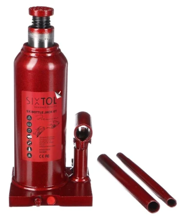 SIXTOL Hydraulický zvedák panenka SX BOTTLE JACK PREMIUM 8T SIXTOL Hydraulický zvedák panenka SX BOTTLE JACK PREMIUM 8T