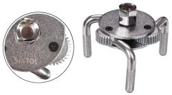 SIXTOL Klíč na olejový filtr OIL WRENCH 1, 1/2[34] (65-130 mm)