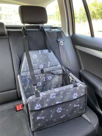 SIXTOL Košík na psa do auta CAR BASKET JERRY, 43 x 35 x 25 cm