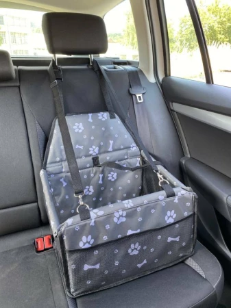 SIXTOL Košík na psa do auta CAR BASKET JERRY, 43 x 35 x 25 cm