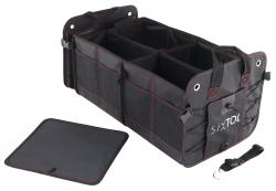 SIXTOL Organizér do kufru auta CAR COMPACT 19 PRO, 19 přihrádek, skládací
