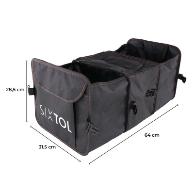 SIXTOL Organizér do kufru auta CAR COMPACT 5 THERMO, 5 přihrádek, termotaška, skládací
