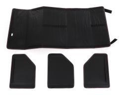 SIXTOL Organizér do kufru auta CAR COMPACT LEATHER L, 2 přihrádky, skládací, s víkem