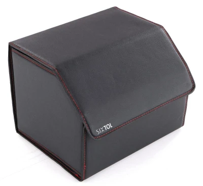 SIXTOL Organizér do kufru auta CAR COMPACT LEATHER M, 1 přihrádka, skládací, s víkem SIXTOL Organizér do kufru auta CAR COMPACT LEATHER M, 1 přihrádka, skládací, s víkem