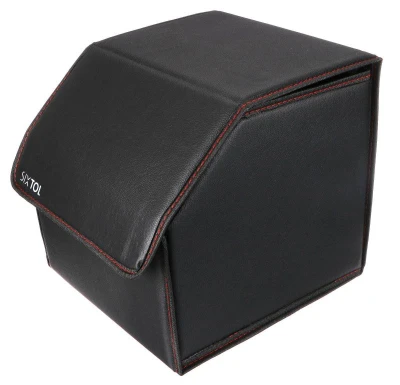 SIXTOL Organizér do kufru auta CAR COMPACT LEATHER S, 1 přihrádka, skládací, s víkem