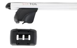 SIXTOL Příčný nosník se zámkem hliníkový ROOF RACK FIX PRO, 120cm, nosnost 90kg