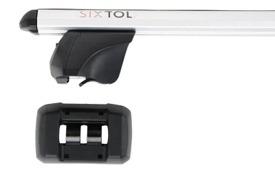 SIXTOL Příčný nosník se zámkem hliníkový ROOF RACK FIX PRO, 120cm, nosnost 90kg