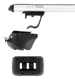 SIXTOL Příčný nosník se zámkem hliníkový ROOF RACK FIX PRO, 120cm, nosnost 90kg