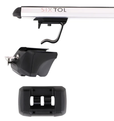 SIXTOL Příčný nosník se zámkem hliníkový ROOF RACK FIX PRO, 120cm, nosnost 90kg