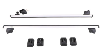SIXTOL Příčný nosník se zámkem hliníkový ROOF RACK FIX PRO, 120cm, nosnost 90kg