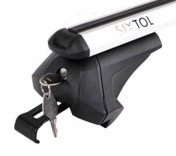 SIXTOL Příčný nosník se zámkem hliníkový ROOF RACK IN PRO, 120cm, nosnost 90kg